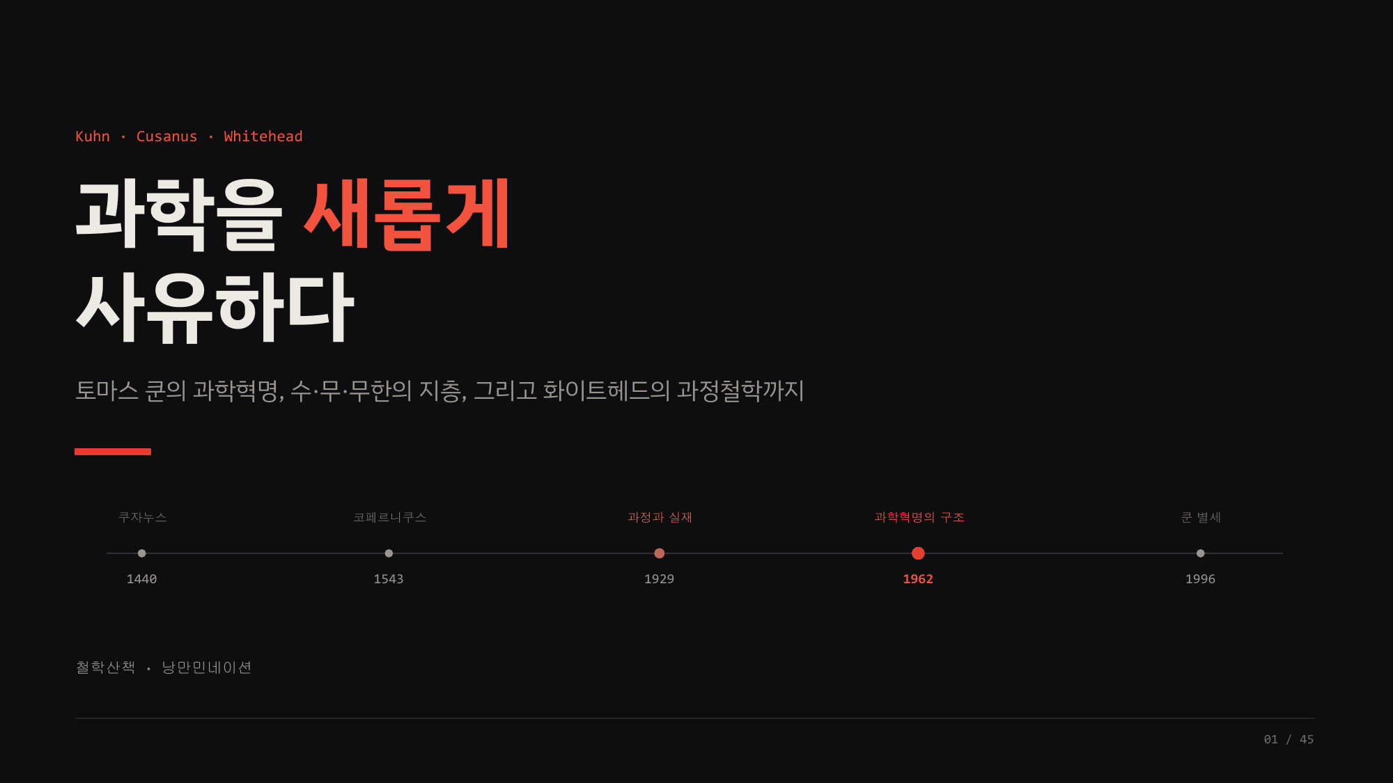 우리는 지금 어떤 판 위에서 퍼즐을 맞추고 있을까