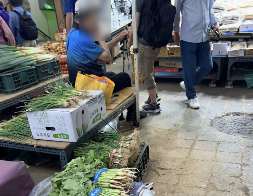 경동시장 비공식 쉼의 발생 현장 사진